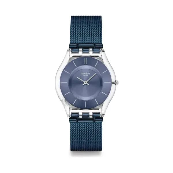 Swatch Montre quartz Femme Skin Bleu