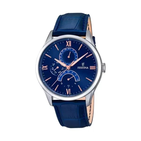 Festina Montre Retro Homme Bleu Nuit F16823/3