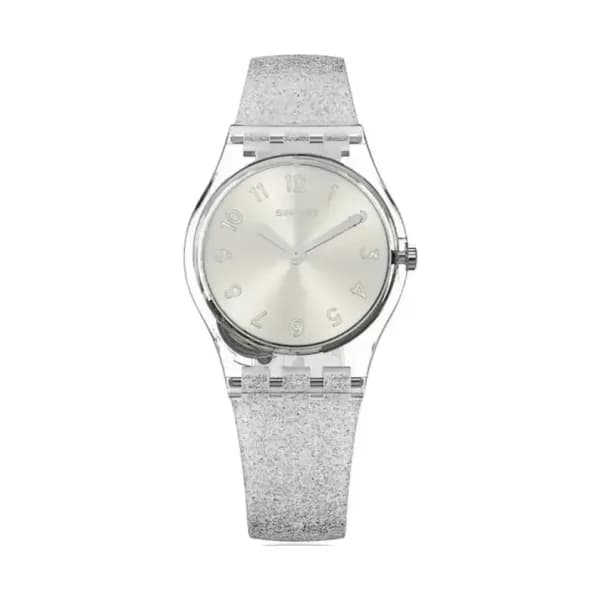 Swatch Montre quartz Femme Lady Argenté