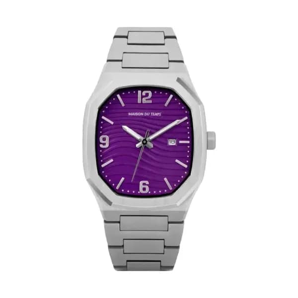 Maison du Temps Montre MTPhi Violet Acier
