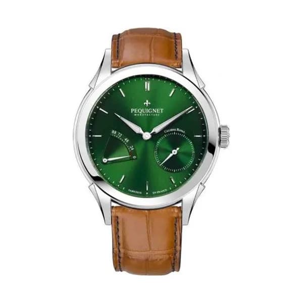 Pequignet Montre Pequignet Royale Origine Automatique Cadran Vert - 9010193-AMC
