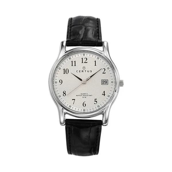 Certus Montre Certus en Cuir Noir