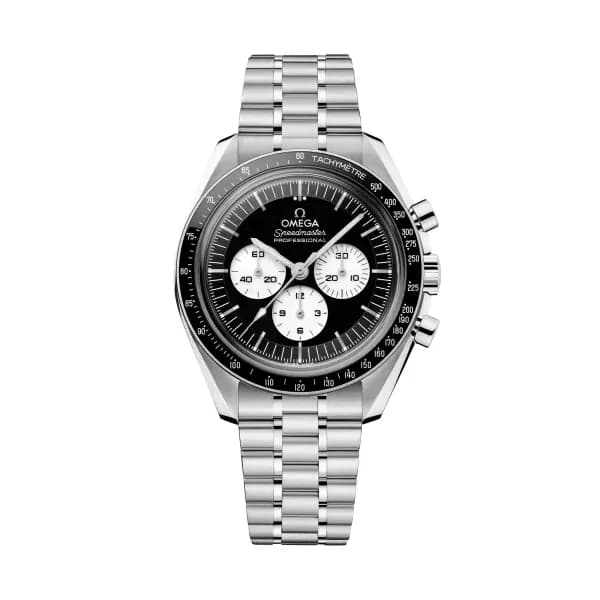 Omega Speedmaster 42 mm, acier sur acier