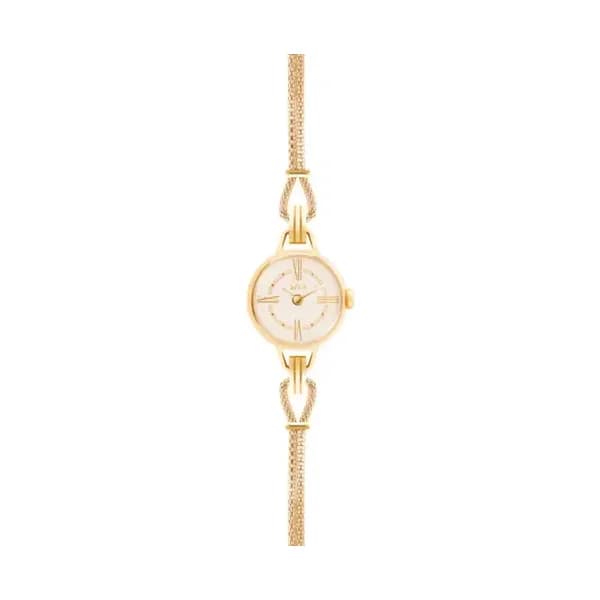 Sila Paris Montre à Bracelet Interchangeable Coloris Or Jaune & Chaîne Bijou