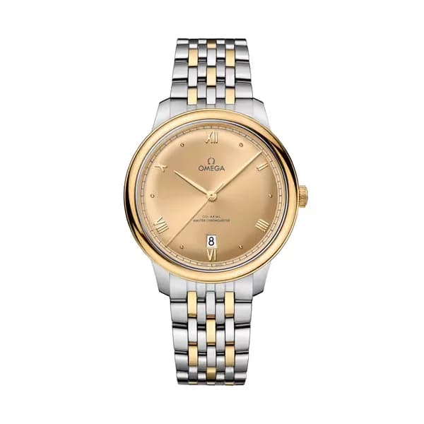 Omega De Ville 40 mm, acier - or jaune sur or jaune