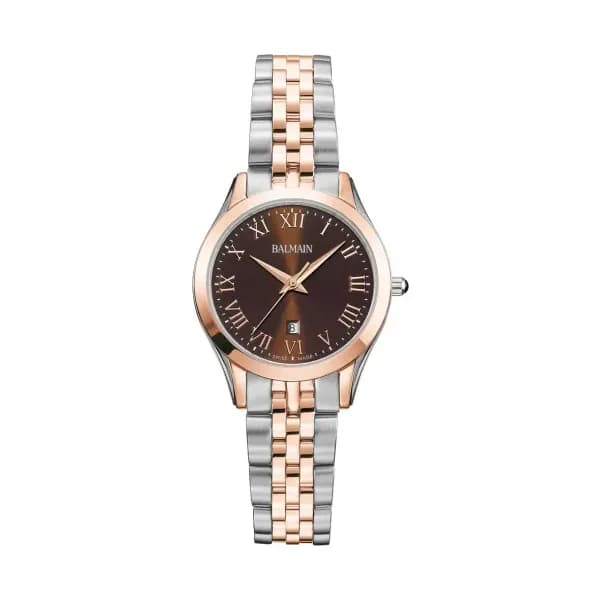 Balmain Montre quartz Femme Classic R Chocolat