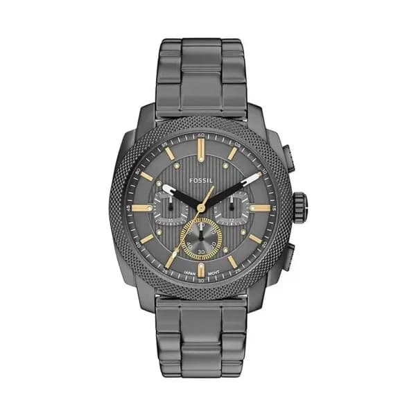 Fossil Montre quartz Homme Machine Gris