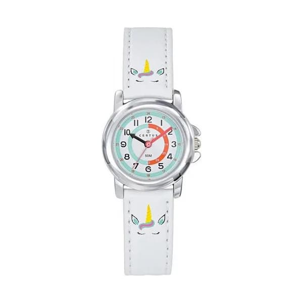 Certus Montre Certus en Cuir Blanc