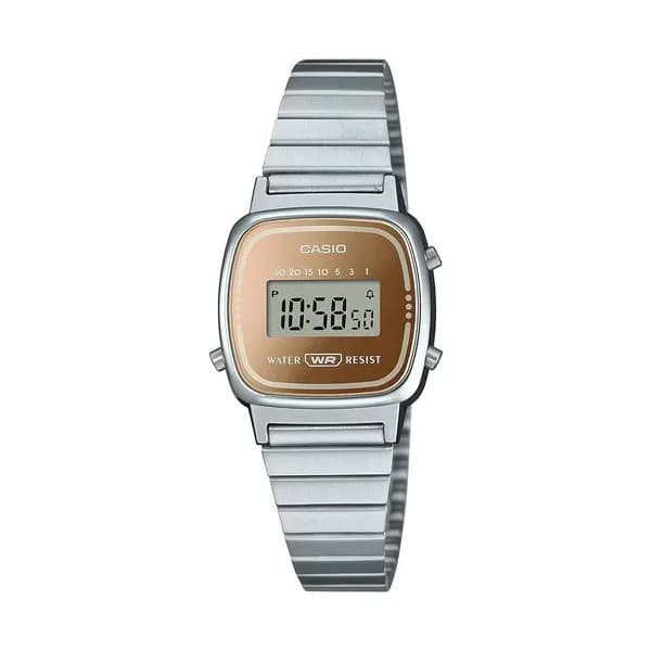 Casio Montre Casio Collection Vintage en Acier Argenté
