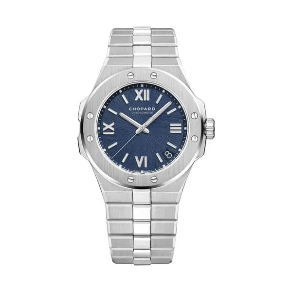Chopard Montre Chopard Alpine Eagle 41 automatique cadran bleu bracelet acier 41 mm