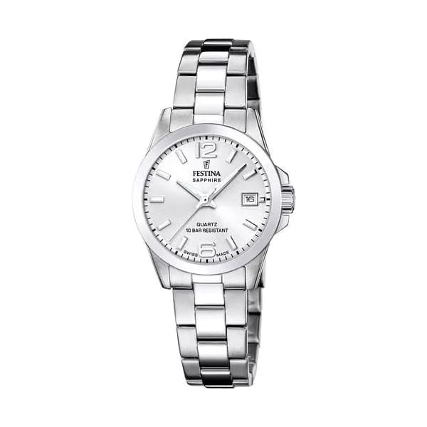 Festina Swiss Made Montre Festina Collection Swiss Made en Acier Argenté