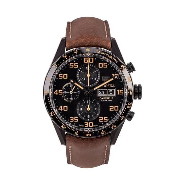 TAG Heuer Montre TAG Heuer Carrera Calibre 16 Day-Date Titane automatique Full Set 2017 43 mm