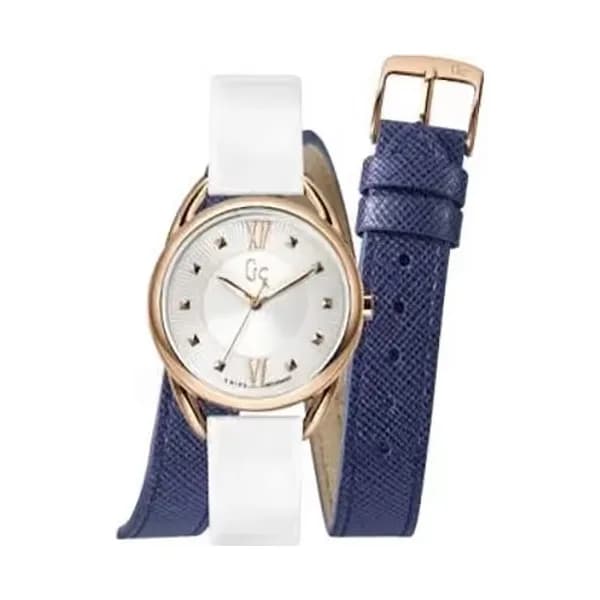 Gc Montre Femme GC en Cuir Blanc Etanche