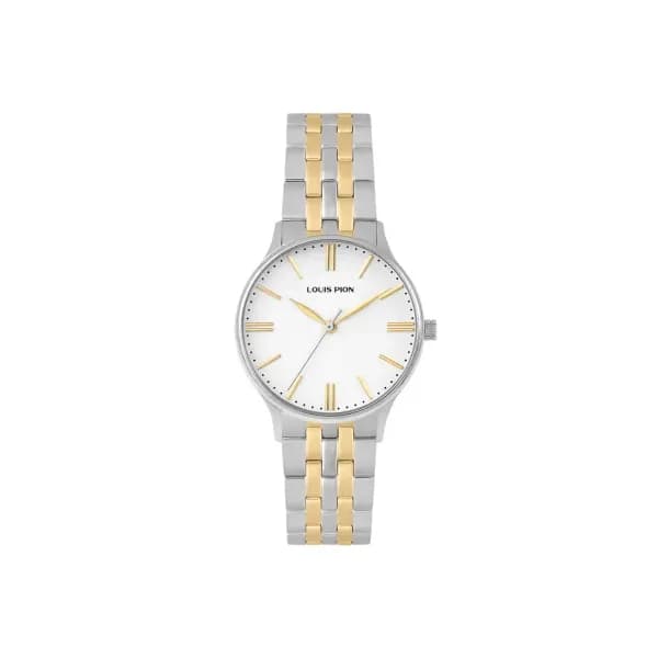 Louis Pion Montre quartz Femme Victoria Blanc