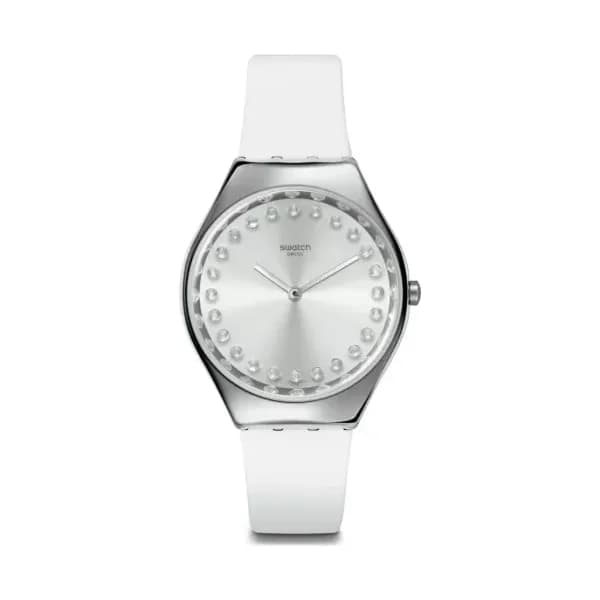 Swatch Montre quartz Femme Skin irony Blanc