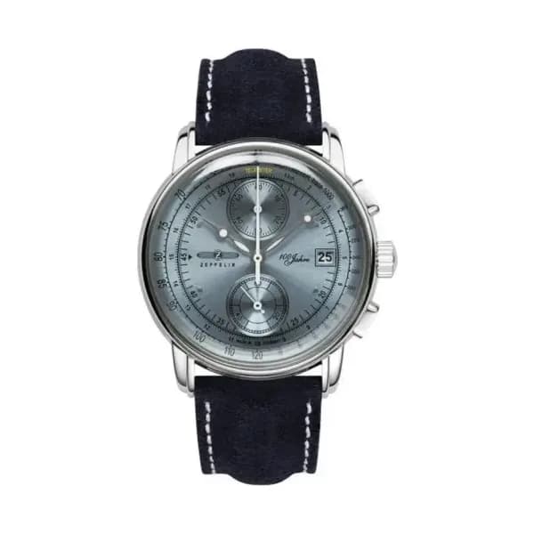 Zeppelin Montre 100 Jahre Chronograph Ice Blue 86704