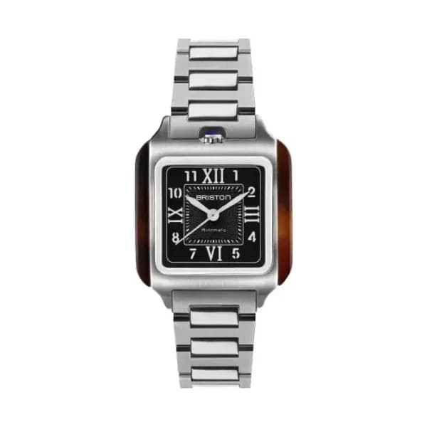 Briston Montre BRISTON Streamliner Kennedy Noir Bracelet Acier Inoxydable