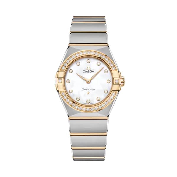 Omega Constellation 28 mm, acier - or jaune sur acier - or jaune