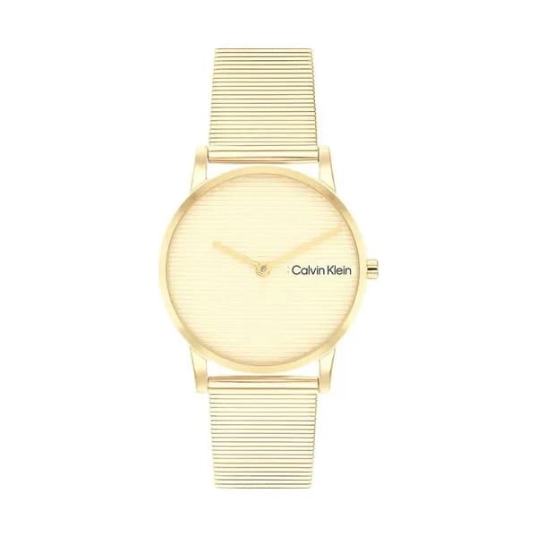 Calvin Klein Montre Calvin Klein Collection CK Feel en Acier et PVD Doré