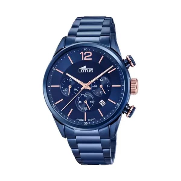 Lotus Montres Montre Lotus en Acier et PVD Bleu