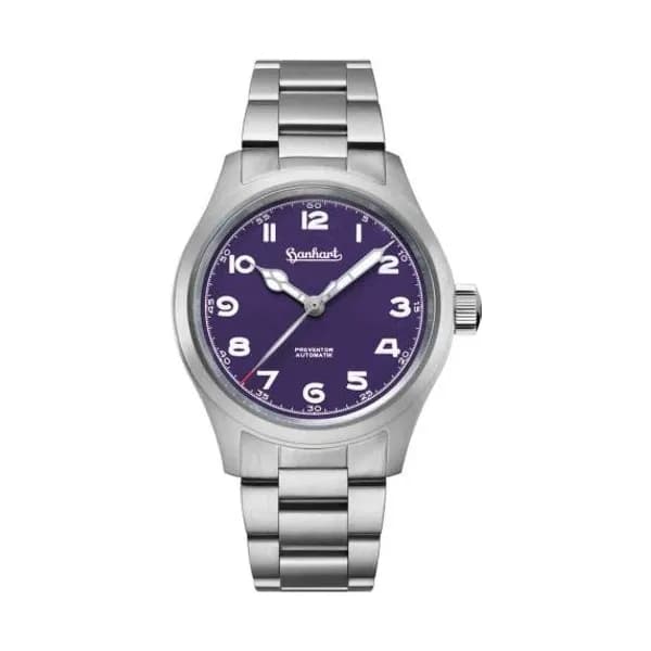 Hanhart Montre Hanhart Pioneer Preventor HD12 - Silk Purple Automatique diamètre 39 mm- 792L.874-6429