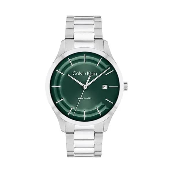 Calvin Klein Montre Automatique Calvin Klein Collection CK Iconic Automatic en Acier Argenté