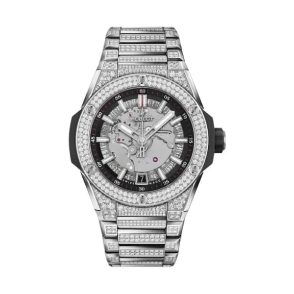Hublot Integrated Time Only Titanium Pavé