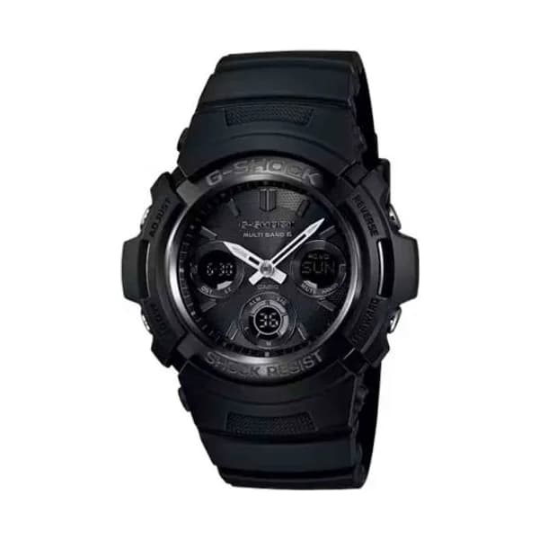 Casio Montre GShock Classic - Série AWG-M100 - Noir 52 × 46.4 mm- AWG-M100B-1A