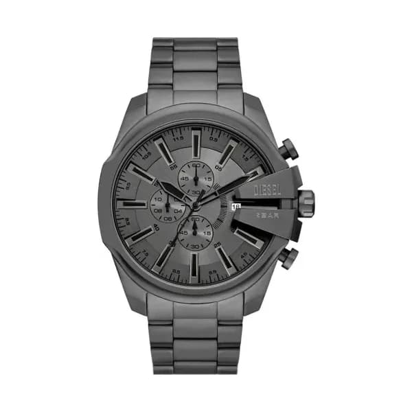 Diesel Montre Diesel Collection Mega Chief en Acier et PVD Gunmétal