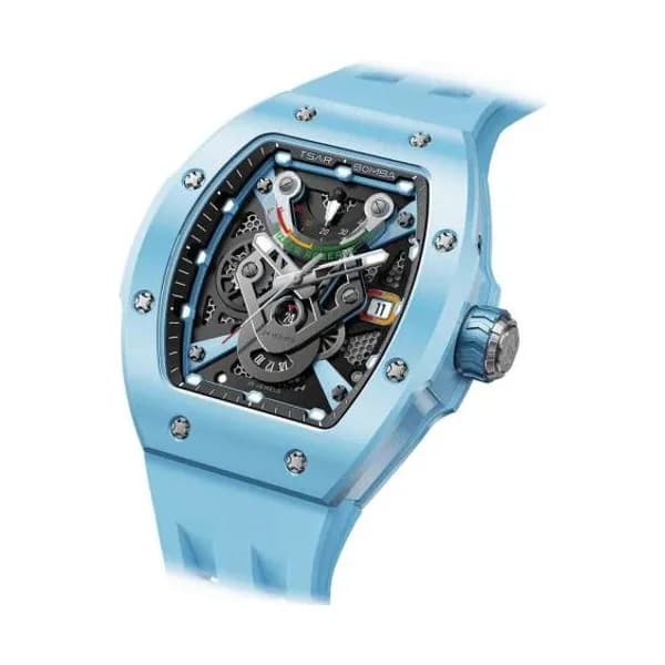 Tsar Bomba Montre Tsar Bomba - Atomic - Tout Céramique - Bleu - TB8226C-02