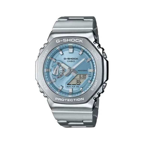 Casio Montre Casio Collection G-Shock en Acier Argenté