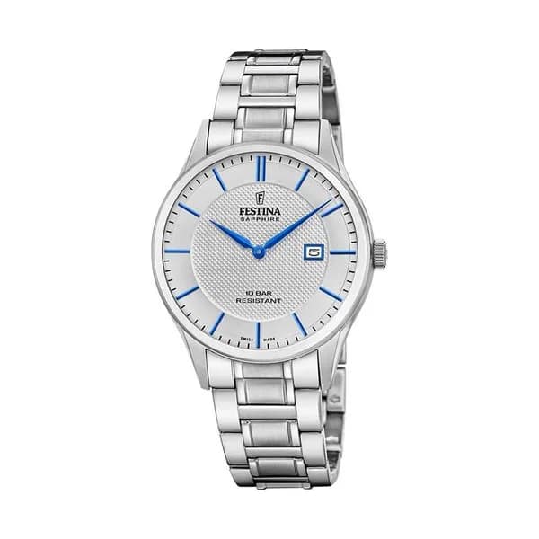 Festina Swiss Made Montre Festina Swiss Made 40 Argenté