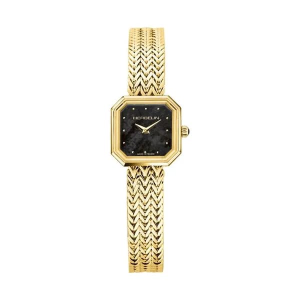 Michel Herbelin Montre michel herbelin Octogone Acier et PVD Doré 22,2 mm - 17436BP49