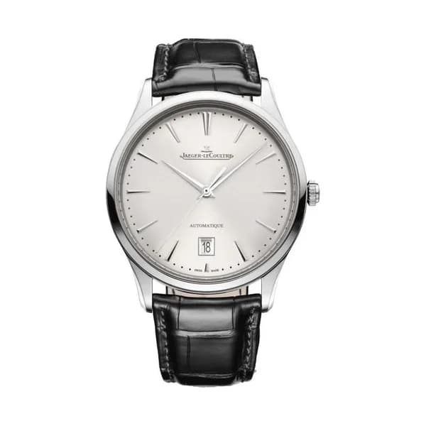 Jaeger-LeCoultre Montre Jaeger-LeCoultre Master Ultra Thin Date automatique bracelet cuir d'alligator 39 mm