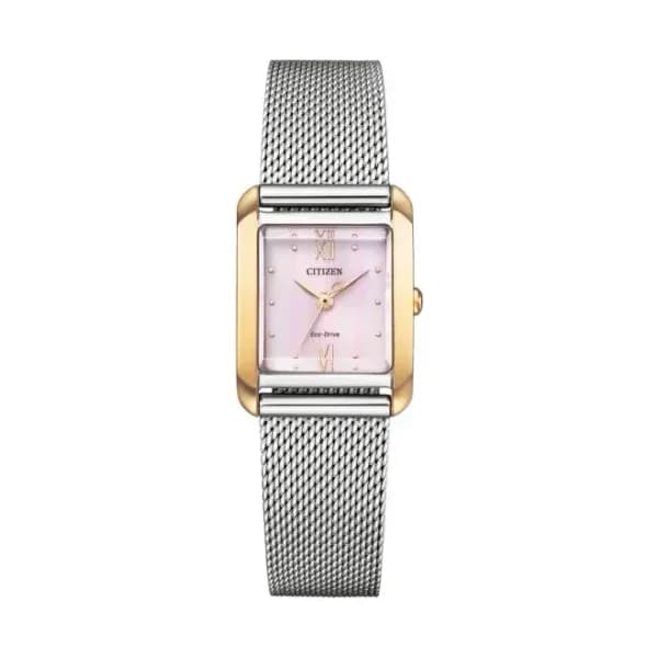 Citizen Montre Citizen Citizen L Carrée Eco-drive Cadran Rose