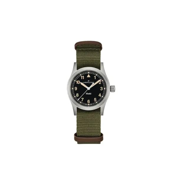 Hamilton Montre quartz Mixte Khaki field Noir