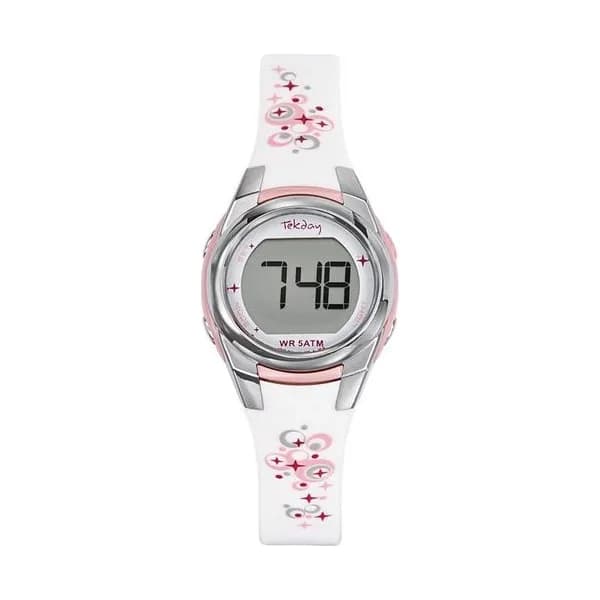 Tekday Montre TekDay en Plastique Blanc