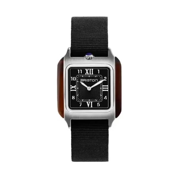Briston Montre BRISTON Streamliner Kennedy Noir Bracelet Nylon Noir