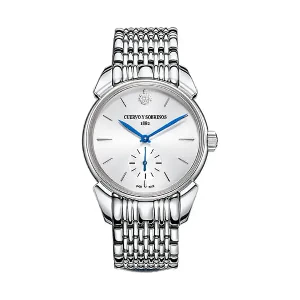 Cuervo y Sobrinos Montre Historiador Asturias Pequeños Segundos 3102.1ASA-BM