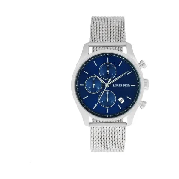 Louis Pion Montre quartz Homme Lucas Bleu