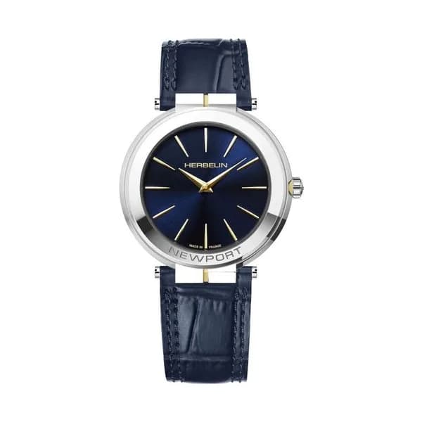 Michel Herbelin Montre Herbelin Newport Slim Homme Quartz - 19522T15BL