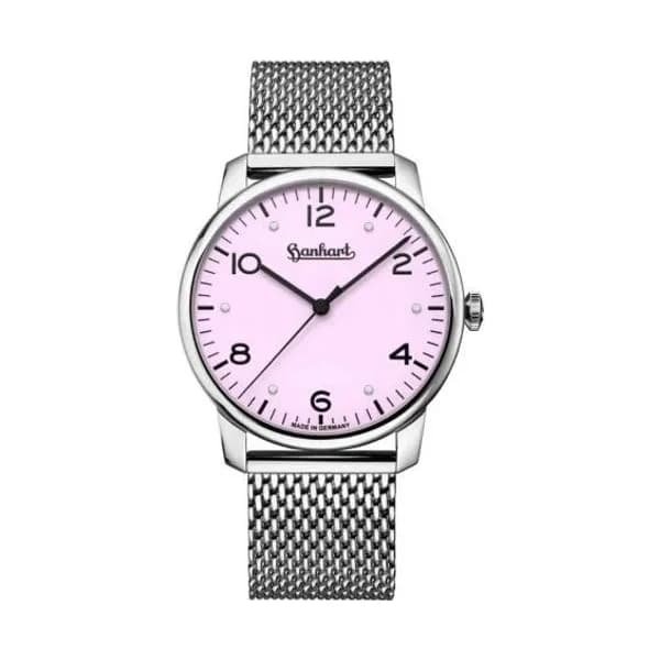 Hanhart Montre Hanhart Pioneer Silva Rosé Automatique diamètre 38.5 mm- 782.230-9428