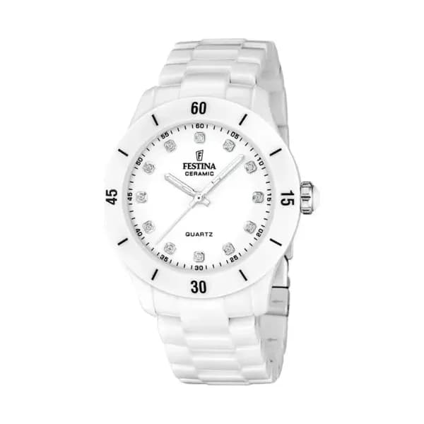 Festina Montre Festina en Céramique Blanc