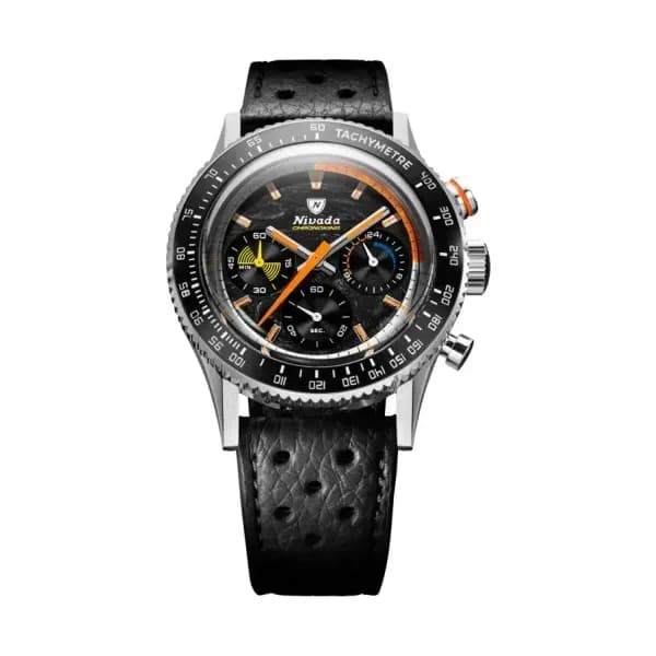 Nivada Grenchen Montre Chronoking Mecaquartz Racing Carbon