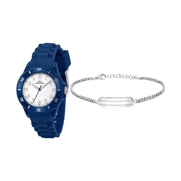 Chronostar Montre Homme Chronostar Silicium Bleu R3751288014