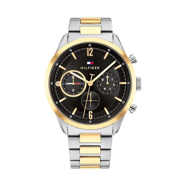 Tommy Hilfiger Montre Tommy Hilfiger en Acier Argenté et Doré