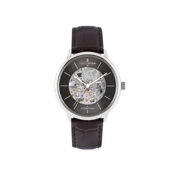 Louis Pion Montre automatique Homme Axel Gris