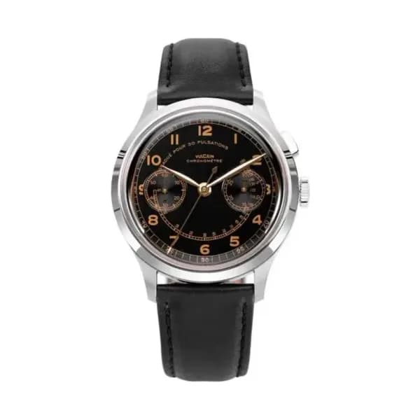 Vulcain Montre Monopusher Heritage Black 650167A08.BAC201