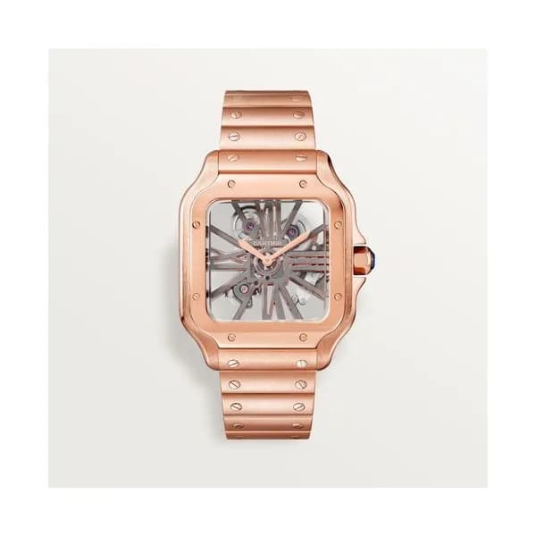 Cartier Montre squelette Santos de Cartier