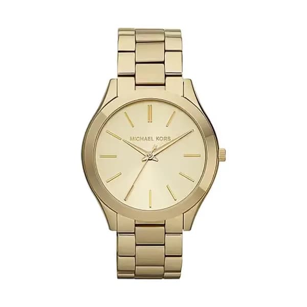 Michael Kors Montre Femme MICHAEL KORS en Acier Jaune Etanche